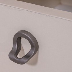 Nexus Night Table Ash Beige & Ivory