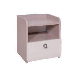 Nexus Night Table Ash Beige & Ivory