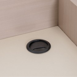 Nexus Office Desk Ash Beige & Ivory