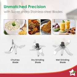 Wonderchef WON753 Galaxy 1000W 4Jars M/Grinder 63154818 "O"