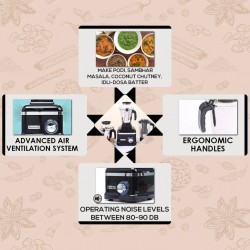 Wonderchef WON642 SUMO DLX 1000W Blk M/Grinder 63154742 "O"