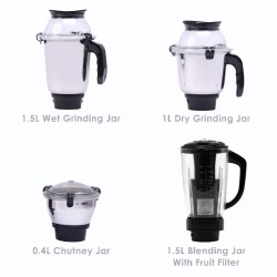 Wonderchef WON642 SUMO DLX 1000W Blk M/Grinder 63154742 "O"