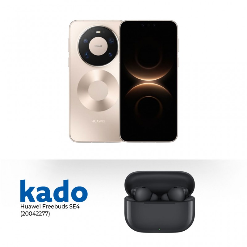 Huawei Mate 80 Pro Gold & Free Huawei Freebuds SE4 ANC Black