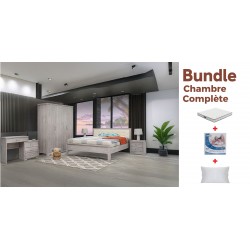 Frankfurt Bedroom Set 180X200+Dorluxe Spinal Memory Mattress+Mattress Protector+x2 Pillow