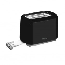 Mayer MMPT206 2-Slice Pop UP Black Toaster With Anti-Dust Cover