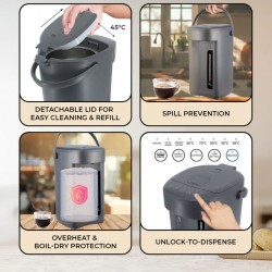 Mayer MMAP302 3.0L Matt Grey Airpot