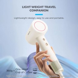 Mistral MHD1505BL-WH BLDC White Radiance Lite BLDC High Velocity Hair Dryer