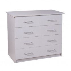 Grace Chest of Drawers MDF White Ash