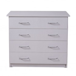Grace Chest of Drawers MDF White Ash