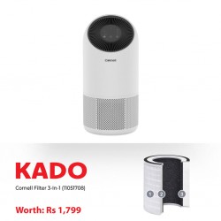 Cornell CAPS01WH Air Zen Air Purifier & Free Cornell CFAS01 3-In-1 Filter For CAPS01WH Air Purifier