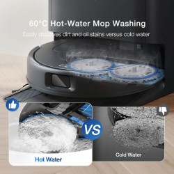 Ecovacs N30Pro 10000Pa Smart Robot Vacuum Cleaner With Intelligent Omni Cleaning Station Technology