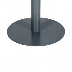 Apia Round Table Dark Grey With Gray Leg In Plywood 120 cm