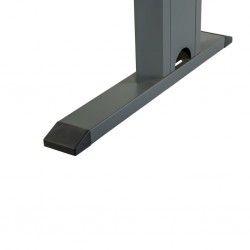 Lome Office Desk Golden Oak & Black Leg 130x75 cm In MDF