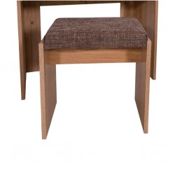 Neo Dressing Table Red Oak & White