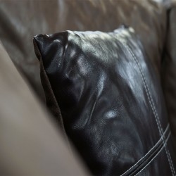 Northshore Sofa Corner Fabric/PU Brown