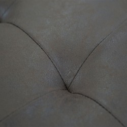 Northshore Sofa Corner Fabric/PU Brown