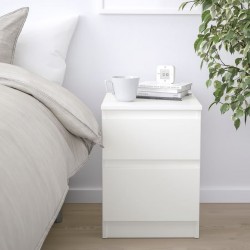 Ikea Kullen Chest Of 2 Drawers White 70355728