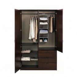 Ikea Musken Wardrobe 2 Doors And 3 Drawers Brown 70378683