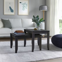 Ikea Orskar Nest Table Set Of 2 Dark Grey 80536253