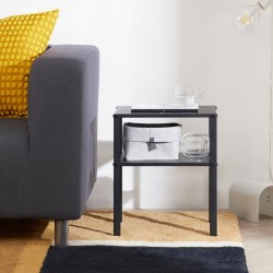 Ikea Knarrevik Bedside Table Black 80576319