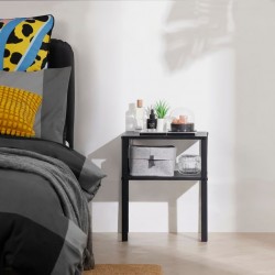 Ikea Knarrevik Bedside Table Black 80576319