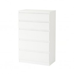 Ikea Kullen Chest Of 5 Drawers White 90355732
