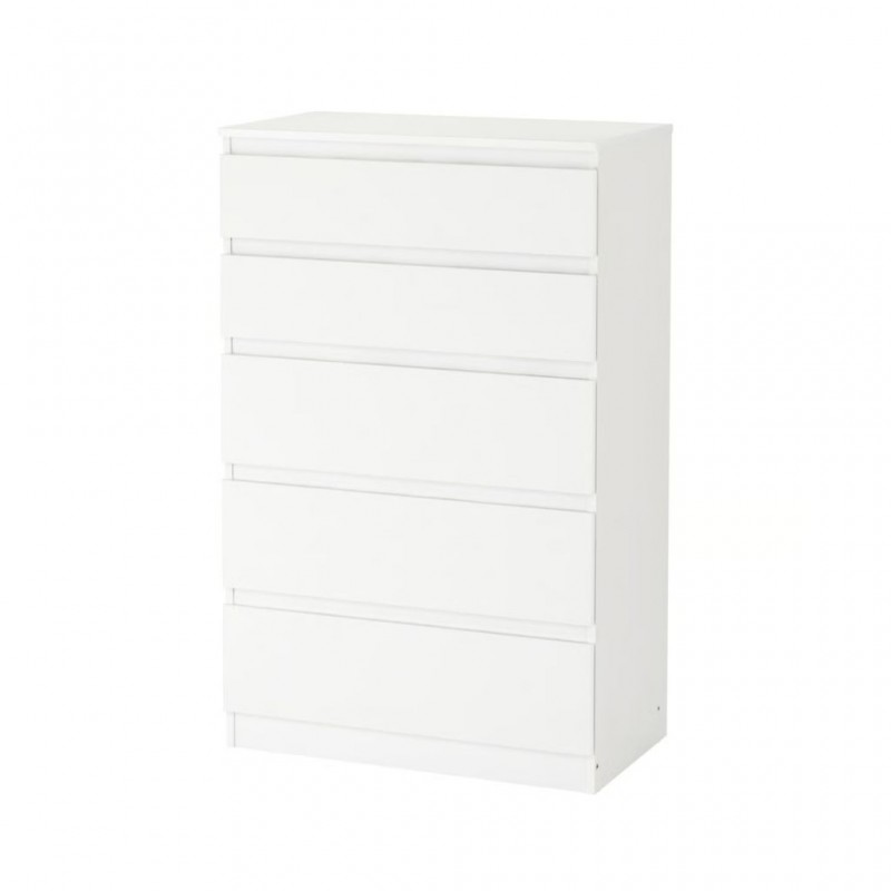 Ikea Kullen Chest Of 5 Drawers White 90355732