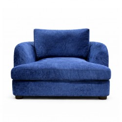 Marea 1 Str Fabric Chenille Blue