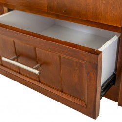 Canberra Night Table Pine Brown Finish