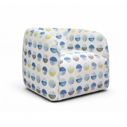 Virgo Accent Chair Fabric Azure