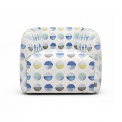 Virgo Accent Chair Fabric Azure