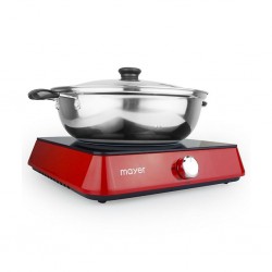 Mayer MMIC1619 Red Induction Cooker With S/S Pot