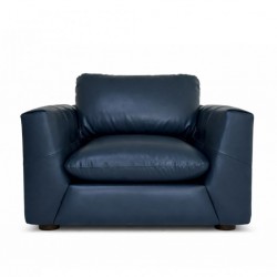 Jona 1 Str Fabric Vegan Leather Navy