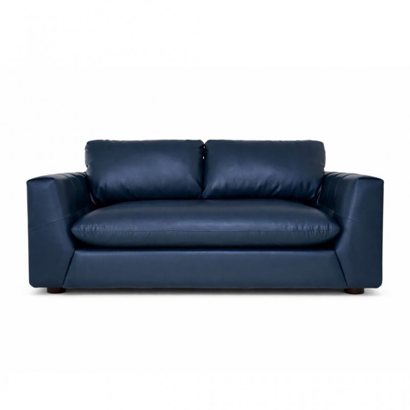 Jona 2 Str Fabric Vegan Leather Navy