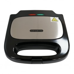 Concetto CST-102 2Slice Black & S/S Sandwich Maker