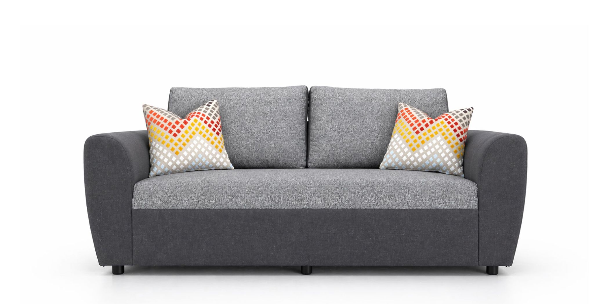 Lisa 3+2+1+FREE OTTOMAN Fabric Dark Grey