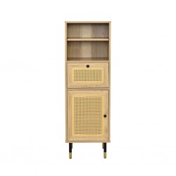 Merelia Storage With Shelves in Melamine Oak