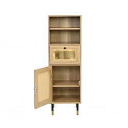 Merelia Storage With Shelves in Melamine Oak