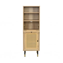 Merelia Storage With Shelves in Melamine Oak