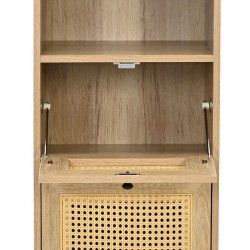 Merelia Storage With Shelves in Melamine Oak