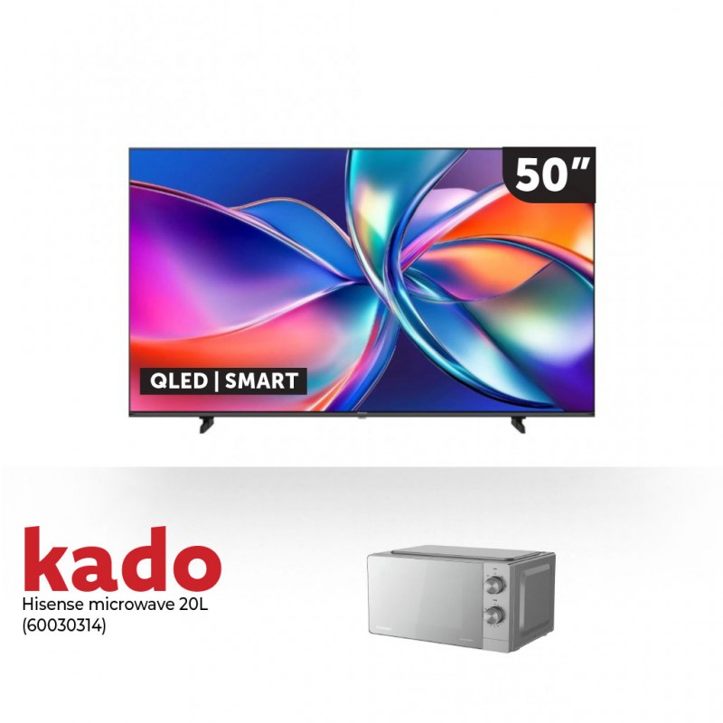 Hisense 50E7Q 50” Qled Tv & Free Hisense Microwave Oven