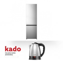 Hisense RB329N4ACE Refrigerator & Free Decakila KEKT031M Stainless Steel Kettle