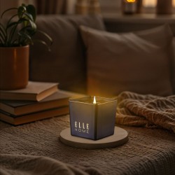 Elle EH202412184BK Dark Rose Scented Candle