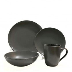 Dinner Set 24 Pcs Matt Grey