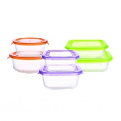 Westinghouse WCFC003712A 6pcs Glass Storage Set