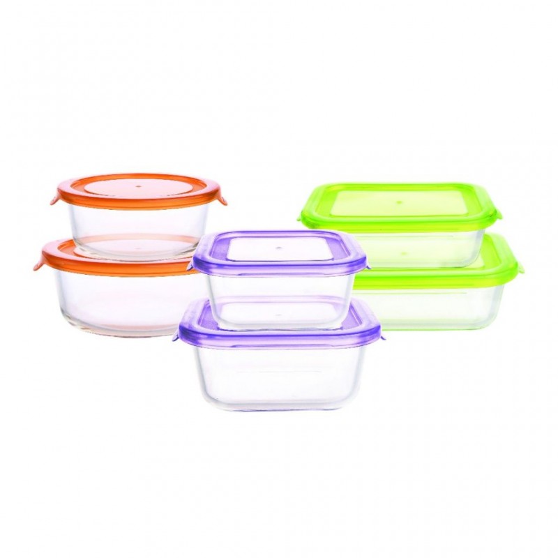 Westinghouse WCFC003712A 6pcs Glass Storage Set