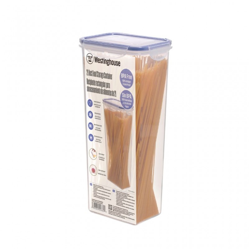 Westinghouse WCFC002802C 2L Tall Rectangular Food Storage Box