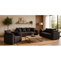 Vista 3+2+1 Str Fabric Dark Olive