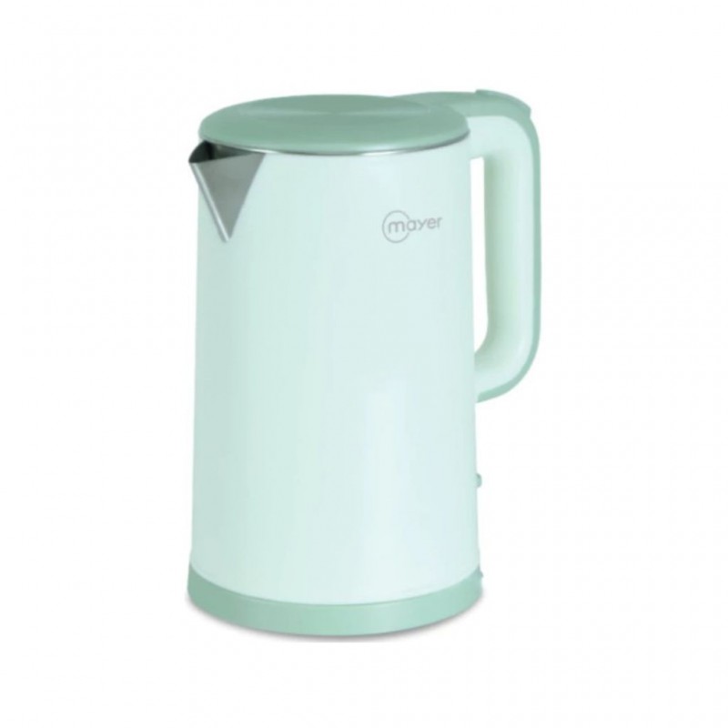 Mayer MMEK1800-SF 1.8L Seafoam Green Double Wall Kettle