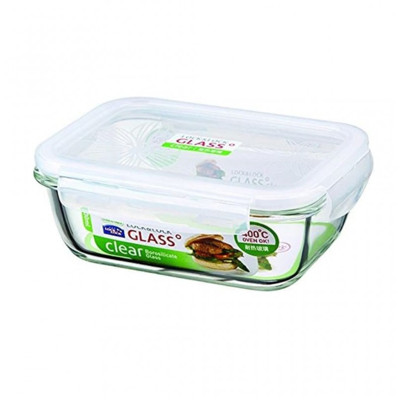Lock & Lock LLG430 730ml Rectangle Ovenglass Container - HC363